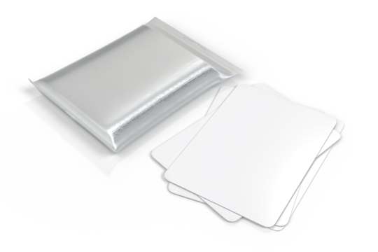 3D Playing cards collectible with shiny foil plastic booster pack mockup isolated. Blank trading card, cards of poker hand, bet, casino, gambling, board game, game cards, credit card or business card