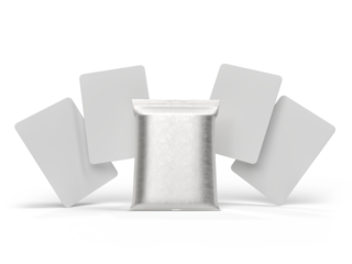 3D Playing cards collectible with shiny foil plastic booster pack mockup isolated. Blank trading card, cards of poker hand, bet, casino, gambling, board game, game cards, credit card or business card