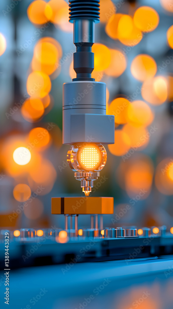 Aufkleber Robotic Arm Performing Precise Assembly on Circuit Board