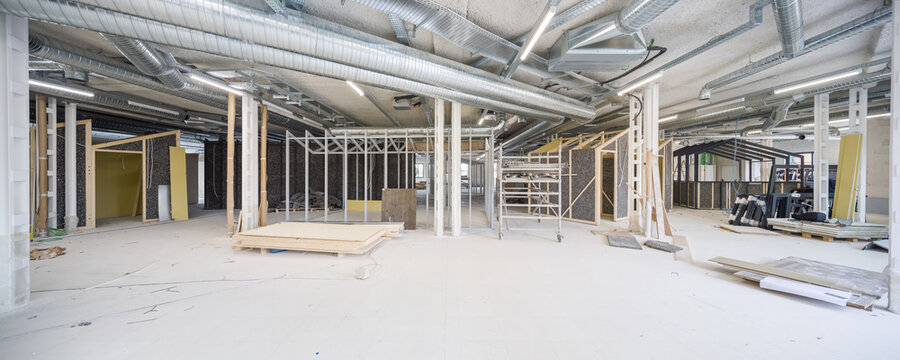Spacious Interior Under Construction Phase