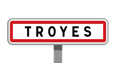 Panneau de Troyes, Aube, Grand Est