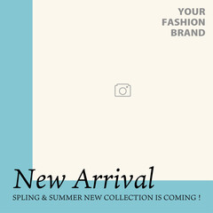 夏 シンプル SNS フレーム