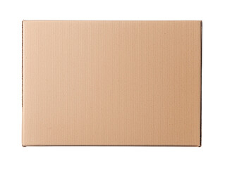 Unboxing experience with cardboard box cutout background for creative displays indoor product showcase