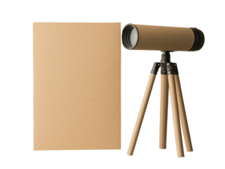 Exploring creativity with cardboard boxes and cutout backgrounds for innovative designs