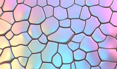 Iridescent pastel cracked stone texture background