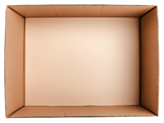 Creative cardboard box cutout background for diy projects home decor and crafts with versatile use