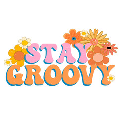 Retro style lettering vector image