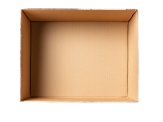 Creative cardboard box cutout background for unique design versatile use in various projects