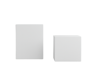 Creative packaging design action cardboard box cutout background for product displays in modern retail environment