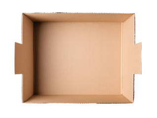 Creative action with cardboard box cutout background for diy projects versatile environment unique viewpoint