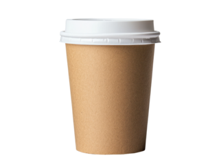 Coffee cup cutout background cardboard box arrangement indoor minimalist aesthetic concept