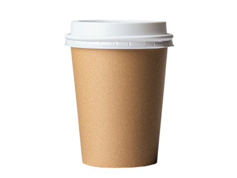 Coffee cup cutout background cardboard box arrangement indoor minimalist aesthetic concept