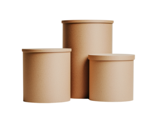 Creative cardboard box cutout background for digital designs versatile usage minimalist style