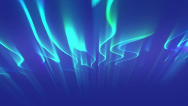 Animated with colorful aurora lights that glow in the dark night sky. Ideal for use as visual effects or ambient scenes. Alpha channel, celebration video, Prores 4444. transparent Background.