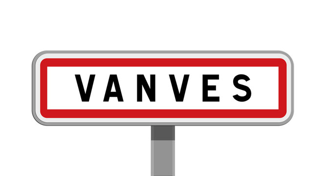 Panneau sur poteau de Vanves, Hauts-de-Seine, &Icirc;le-de-France