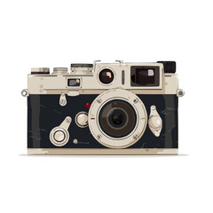 Vintage film camera with classic design and manual controls.