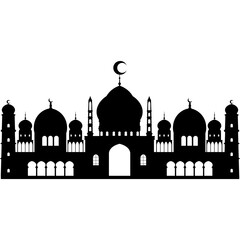 Mosque Silhoutte Icon