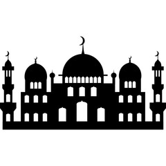 Mosque Silhoutte Icon
