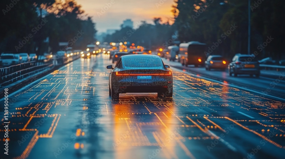 Poster advanced sensor technology and connectivity facilitate seamless transportation of autonomous vehicle