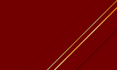 Premium red abstract  creative shape line gold background design.