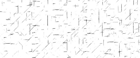 Black scratches texture on seamless pattern background