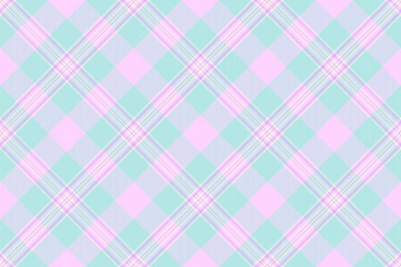 Delicate pastel pink and mint green plaid pattern.  Perfect for textiles, stationery, or website backgrounds.  This soft, seamless design evokes feelings of serenity and femininity.