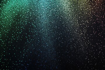 Obraz premium Dark glowing blue green color grainy gradient, aesthetic texture effect, glowing overlay effect background, light leaks colorful noisy gradient texture