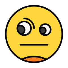 Face with Raised Eyebrow Icon