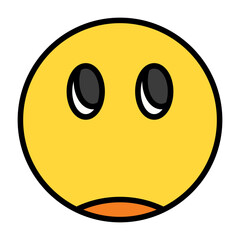 Face Without Mouth Icon