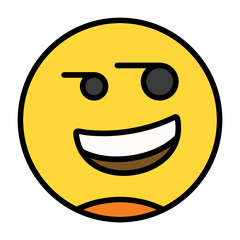 Smirking Face Icon