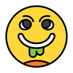 Face Vomiting Icon