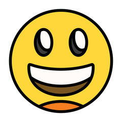 Grinning Face Icon