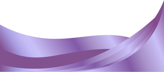 Luxury purple curved corner element