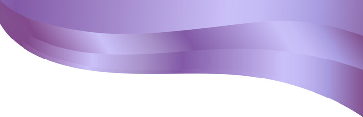 Fototapeta premium Luxury purple curved corner element