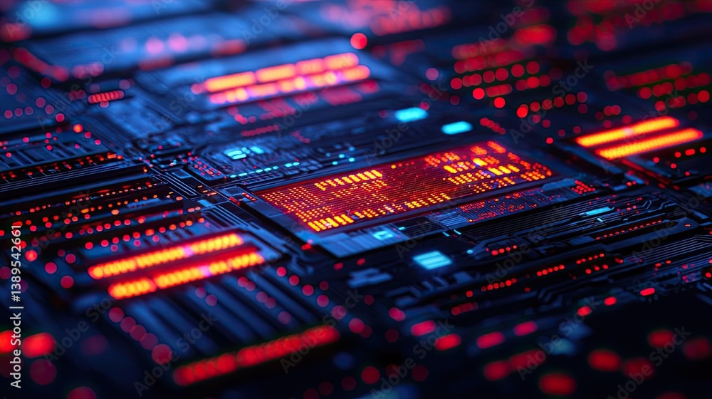 Poster cloud server intelligent driving globalization with systems concept. futuristic circuit board with g