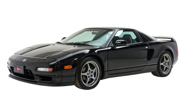 classic honda nsx car isolated, classic sports car