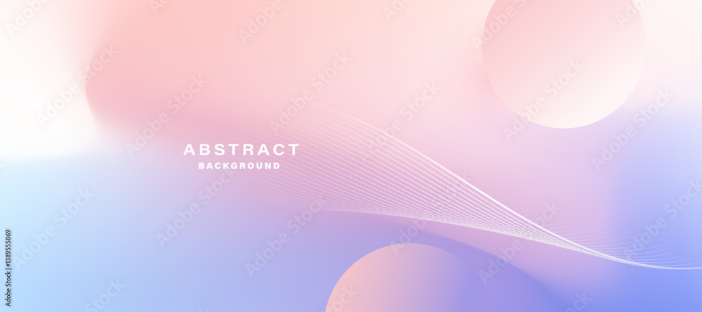 Aufkleber Abstract multicolor gradient background with soft shapes. Vector. 