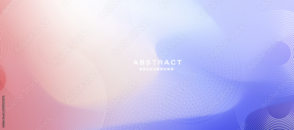 Poster Abstract multicolor gradient background with soft shapes. Vector. 