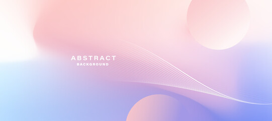 Abstract multicolor gradient background with soft shapes. Vector. 