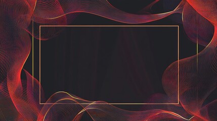 Modern music festival card soundwave patterns and neon gradients blank lineup schedule area