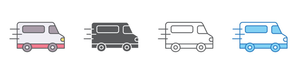 Free Shipping Icon Set Multiple Style Vector Collection