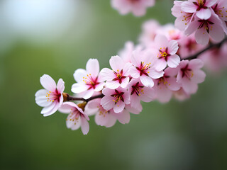 Obraz premium delicate pink flowers