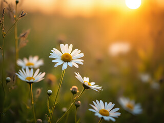white daisies under the sunlight © 원석 장