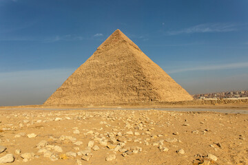 Explore the Great Pyramid of Keops on Egypt's Giza Plateau, one of the Seven Wonders of the Ancient...