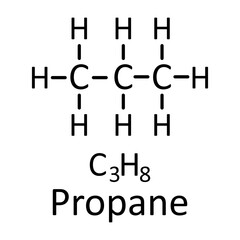 Propane Structure Formula