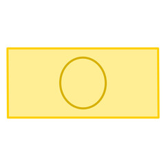 シンプルなお札イラスト