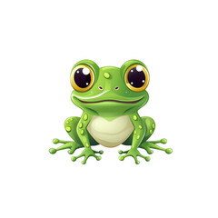 Cute Frog Clipart Collection &ndash; Cartoon and Watercolor Style Frogs Sitting on Lilypads or Water Splashes &ndash; Perfect PNG for Kids Crafts, Invitations, Classroom Decor, and Animal-Themed Digital Projects