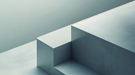 Abstract geometric shapes, minimalist design.