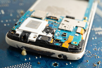 Repairing and upgrade circuit mainboard of notebook, electronic, computer hardware and technology...