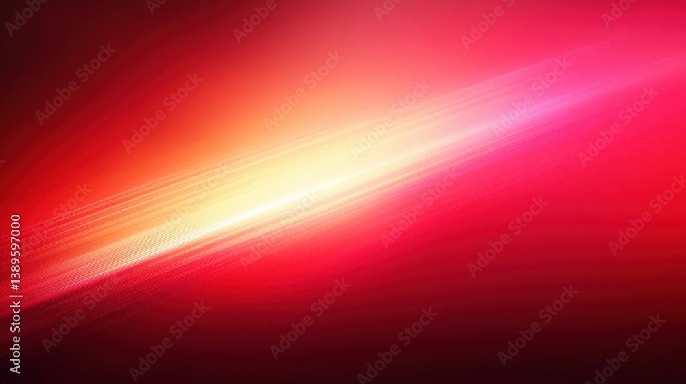 Fototapete abstract red light streaks with glowing effect on dark backdrop creates dynamic and vibrant energy p